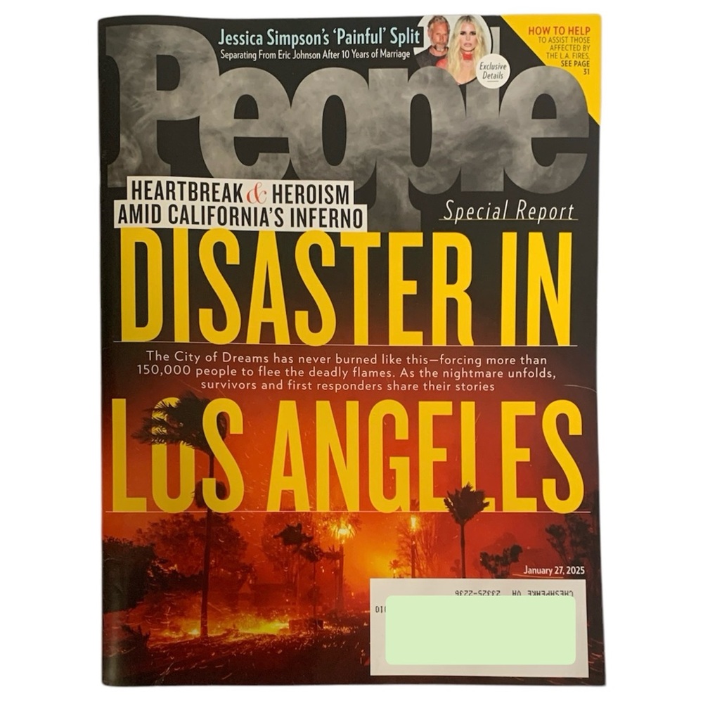 People Magazine January 27 2025 Disaster In Los Angeles Special Report